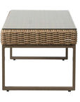 Lloyd Flanders Milan Rectangular Cocktail Table Made USA