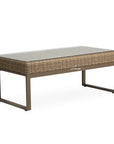 Lloyd Flanders Milan Rectangular Cocktail Table Made USA