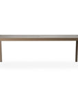 Lloyd Flanders Milan 87" Rectangular Umbrella Dining Table Made USA