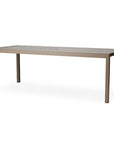 Lloyd Flanders Milan 87" Rectangular Umbrella Dining Table Made USA