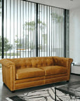 One Leather Sofa to Rule Them All, Custom Made Sofas & Loveseats LOOMLAN By Uptown Sebastian