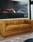 One Leather Sofa to Rule Them All, Custom Made Sofas & Loveseats LOOMLAN By Uptown Sebastian