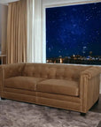 One Leather Sofa to Rule Them All, Custom Made Sofas & Loveseats LOOMLAN By Uptown Sebastian