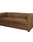 One Leather Sofa to Rule Them All, Custom Made Sofas & Loveseats LOOMLAN By Uptown Sebastian