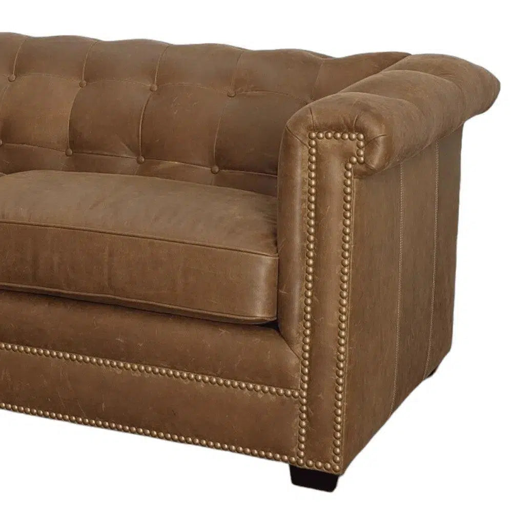 One Leather Sofa to Rule Them All, Custom Made Sofas &amp; Loveseats LOOMLAN By Uptown Sebastian