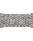 Outdoor Ambree Lumbar Pillow - Ebony Outdoor Pillows LOOMLAN By D.V. Kap