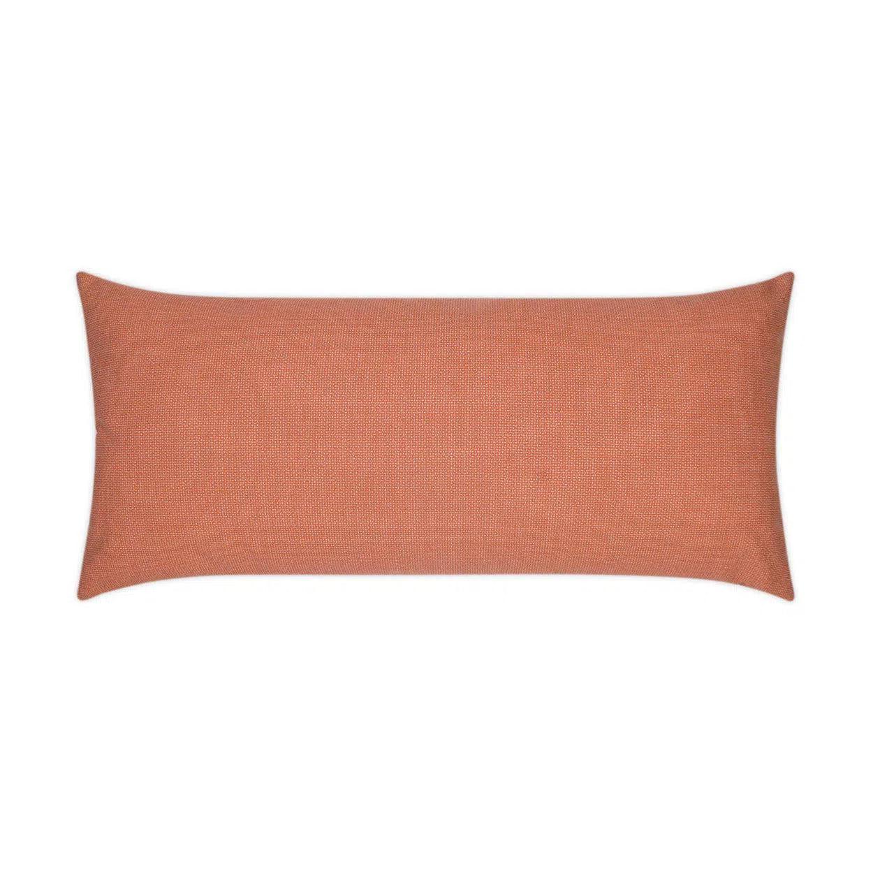 Outdoor Bliss Lumbar Pillow - Guava Outdoor Pillows LOOMLAN By D.V. Kap