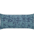 Outdoor Bluff Lumbar Pillow - Blue Outdoor Pillows LOOMLAN By D.V. Kap