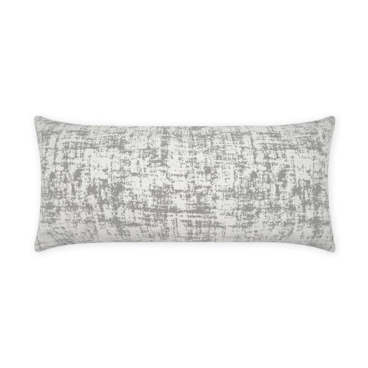 Outdoor Bluff Lumbar Pillow - Grey Outdoor Pillows LOOMLAN By D.V. Kap