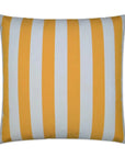 Outdoor Café Stripe Pillow - Yellow Outdoor Pillows LOOMLAN By D.V. Kap