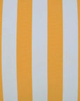 Outdoor Café Stripe Pillow - Yellow Outdoor Pillows LOOMLAN By D.V. Kap