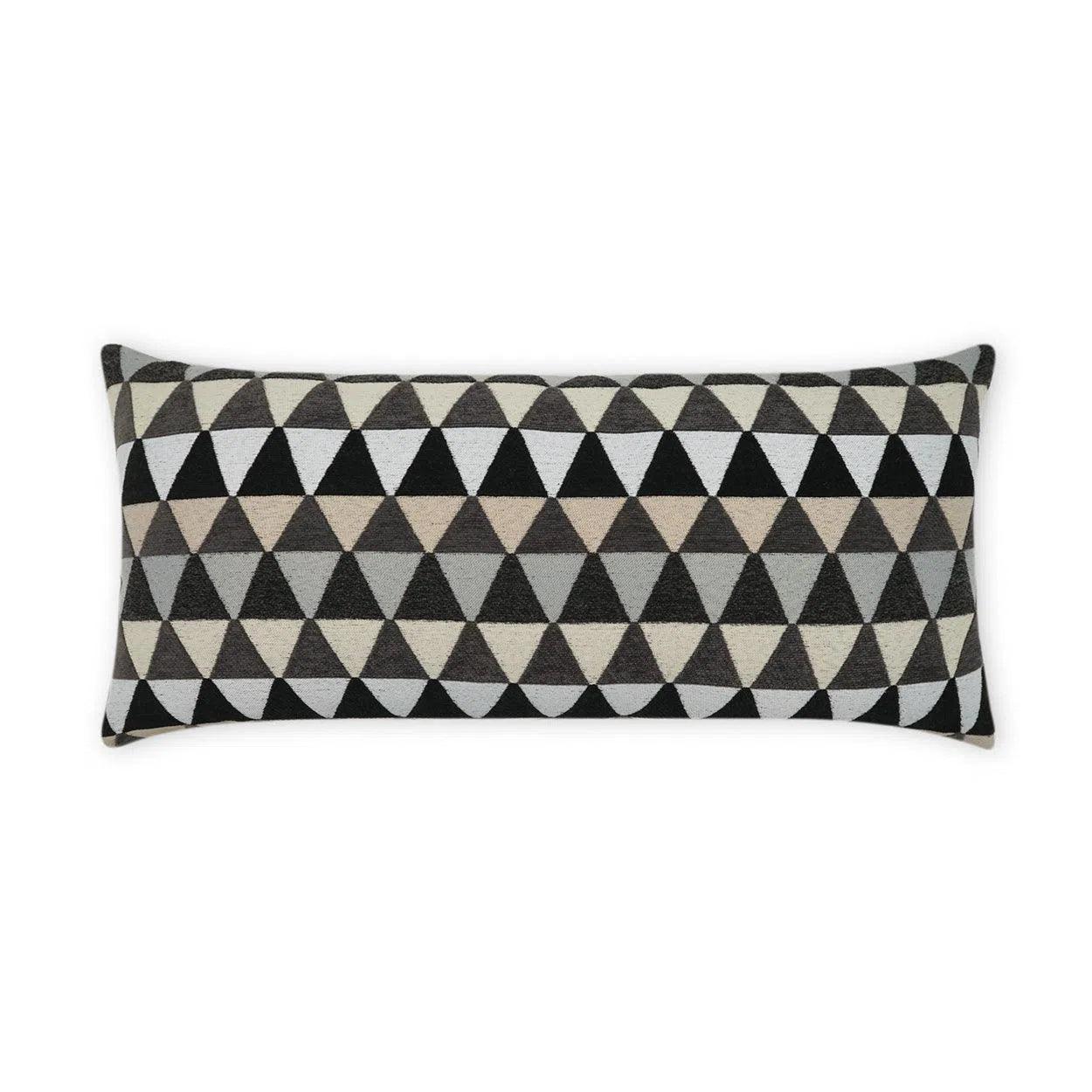 Outdoor Centenal Lumbar Pillow - Charcoal Outdoor Pillows LOOMLAN By D.V. Kap