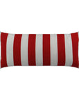 Outdoor Classics Lumbar Pillow - Red Outdoor Pillows LOOMLAN By D.V. Kap