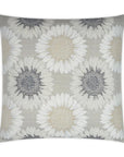 Outdoor Daisy Chain Pillow - Sand Outdoor Pillows LOOMLAN By D.V. Kap