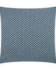 Outdoor Dot Dash Pillow - Blue Outdoor Pillows LOOMLAN By D.V. Kap