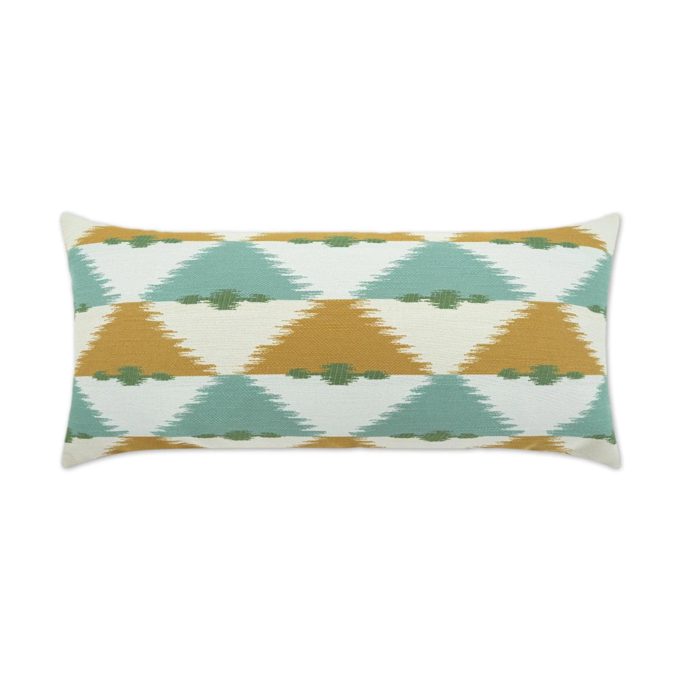 Outdoor Duality Lumbar Pillow - Capri Outdoor Pillows LOOMLAN By D.V. Kap