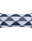 Outdoor Duality Lumbar Pillow - Indigo Outdoor Pillows LOOMLAN By D.V. Kap