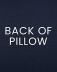 Outdoor Duality Lumbar Pillow - Indigo Outdoor Pillows LOOMLAN By D.V. Kap