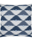 Outdoor Duality Pillow - Indigo Outdoor Pillows LOOMLAN By D.V. Kap