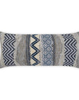 Outdoor Embolden Lumbar Pillow - Blue Outdoor Pillows LOOMLAN By D.V. Kap