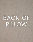 Outdoor Etta Pillow - Black Outdoor Pillows LOOMLAN By D.V. Kap