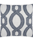 Outdoor Evadne Pillow - Indigo Outdoor Pillows LOOMLAN By D.V. Kap