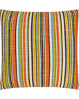 Outdoor Fancy Stripe Pillow - Multi Outdoor Pillows LOOMLAN By D.V. Kap