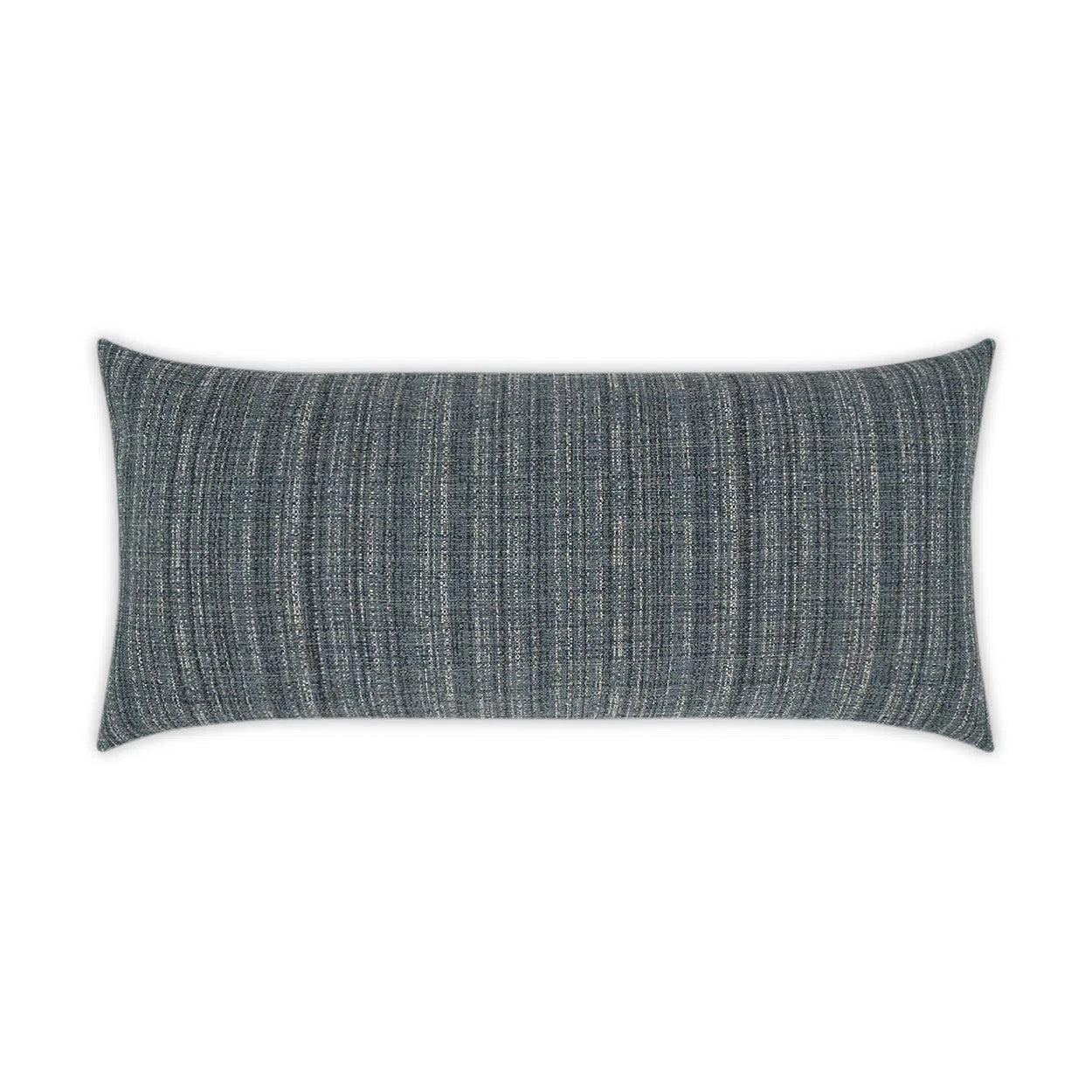 Outdoor Fiddledidee Lumbar Pillow - Navy Outdoor Pillows LOOMLAN By D.V. Kap