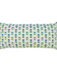 Outdoor Fifi Lumbar Pillow - Green Outdoor Pillows LOOMLAN By D.V. Kap