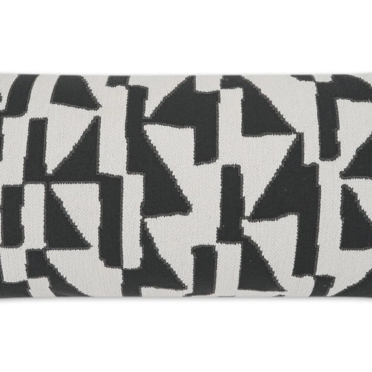 Outdoor Imka Lumbar Pillow - Grey Outdoor Pillows LOOMLAN By D.V. Kap