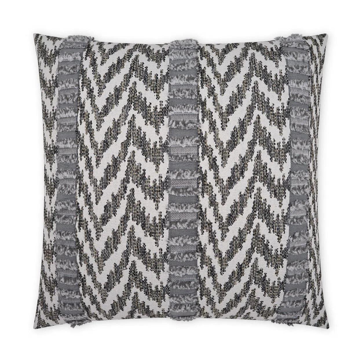 Outdoor Indiana Pillow - Grey Outdoor Pillows LOOMLAN By D.V. Kap