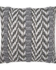 Outdoor Indiana Pillow - Grey Outdoor Pillows LOOMLAN By D.V. Kap