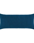 Outdoor Justify Lumbar Pillow - Indigo Outdoor Pillows LOOMLAN By D.V. Kap