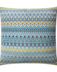 Outdoor Kanthum Pillow - Turquoise Outdoor Pillows LOOMLAN By D.V. Kap