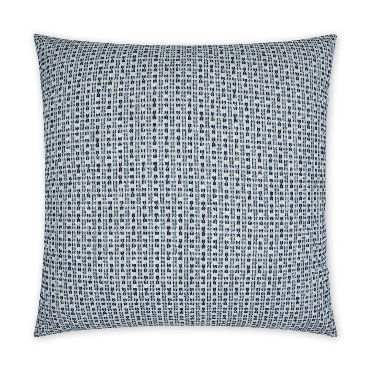 Outdoor Kittery Pillow - Blue Outdoor Pillows LOOMLAN By D.V. Kap