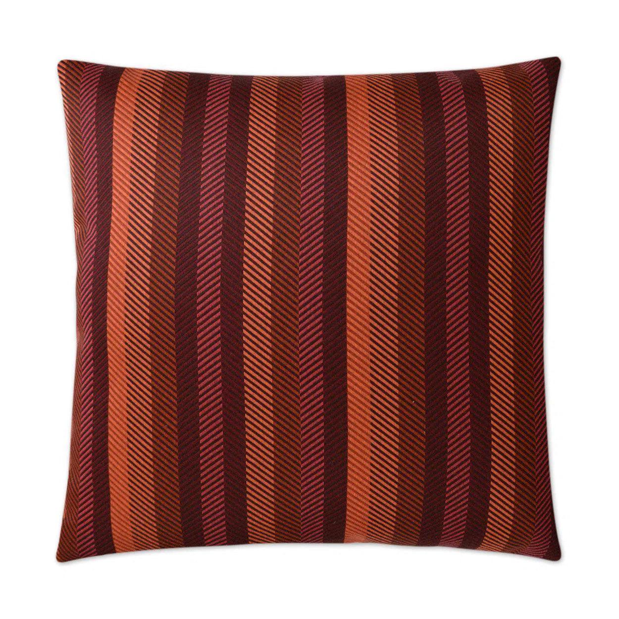 Outdoor Lattitude Pillow - Merlot Outdoor Pillows LOOMLAN By D.V. Kap