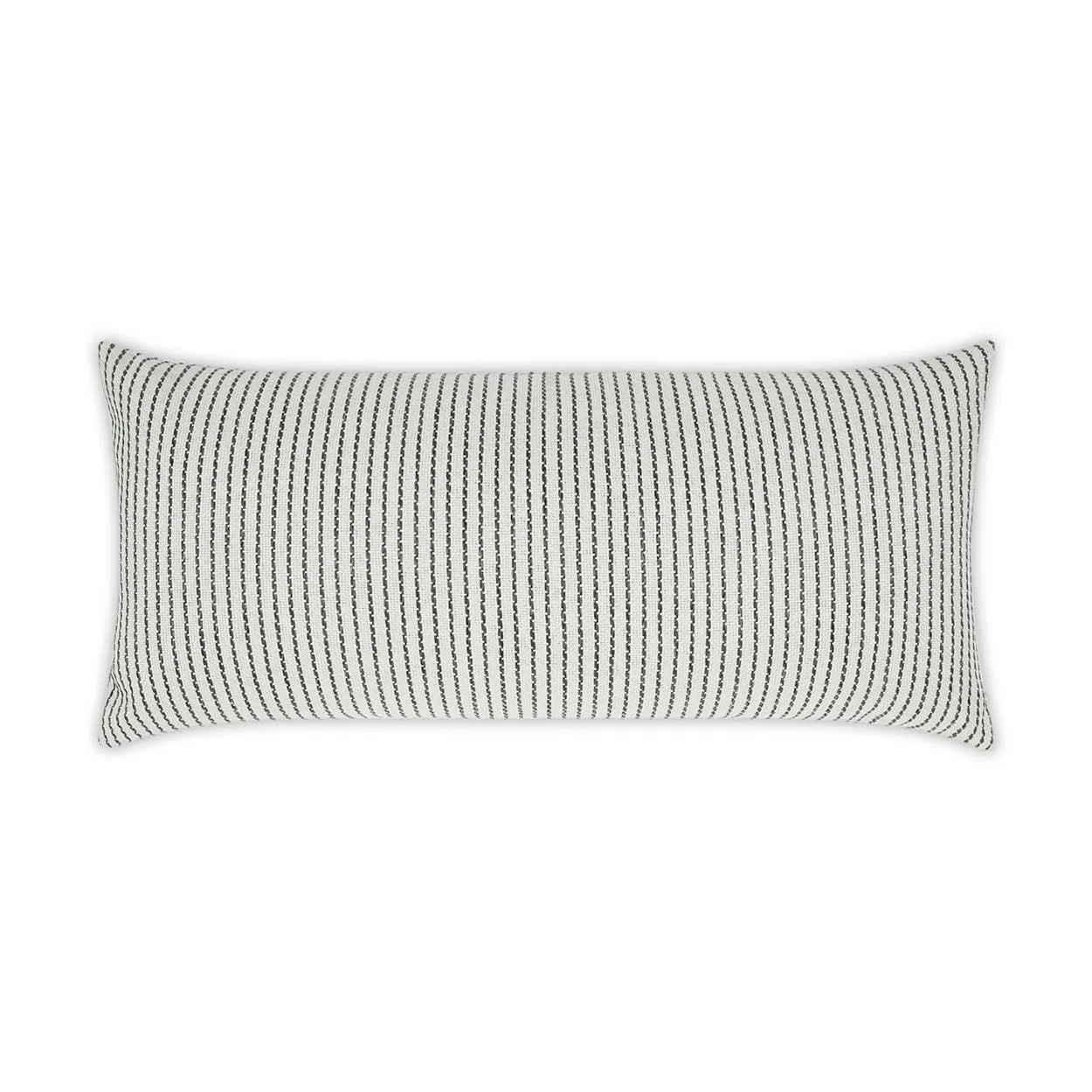 Outdoor Linus Lumbar Pillow - Charcoal Outdoor Pillows LOOMLAN By D.V. Kap