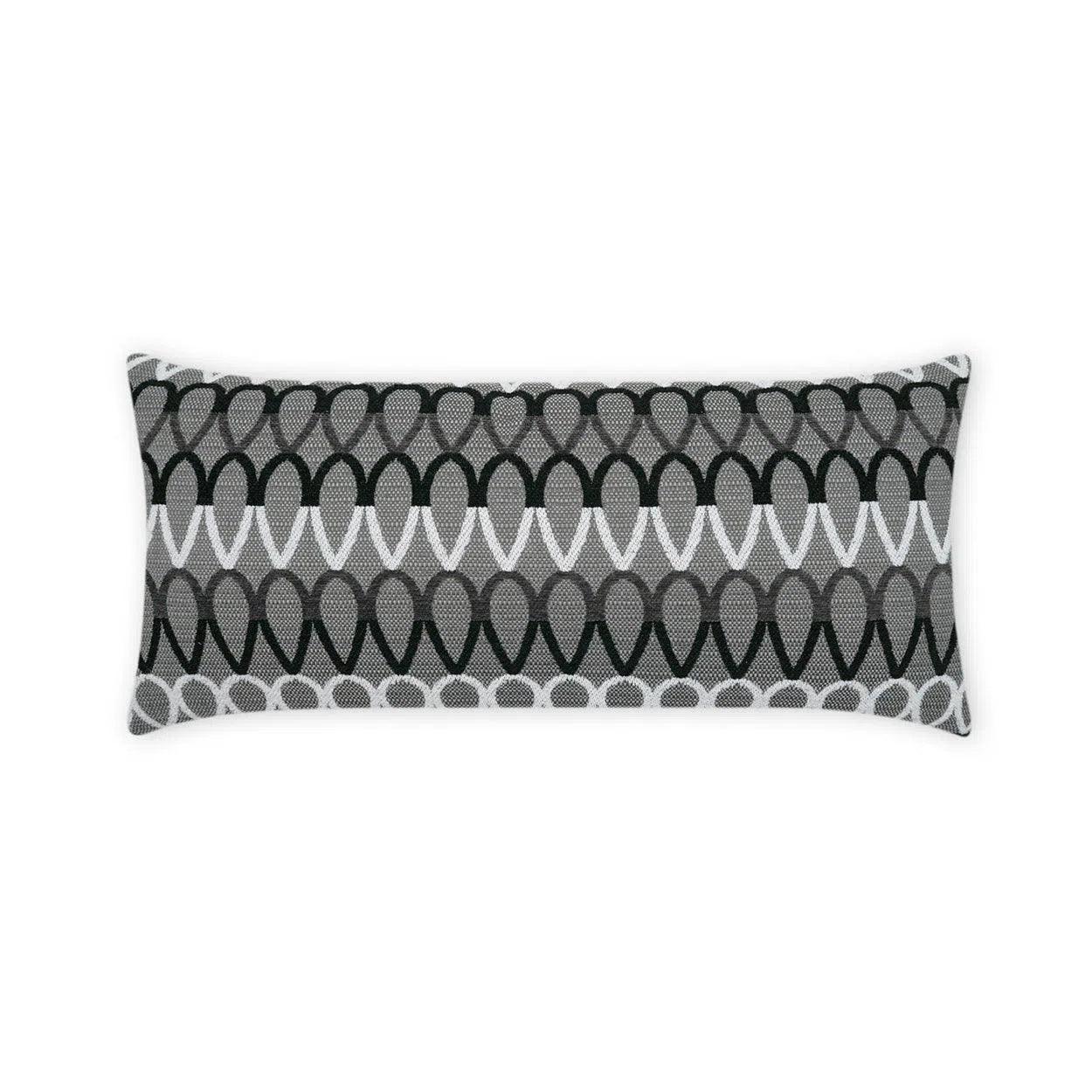 Outdoor Lozenge Lumbar Pillow Outdoor Pillows LOOMLAN By D.V. Kap