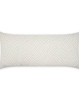 Outdoor Mandros Lumbar Pillow - Ivory Outdoor Pillows LOOMLAN By D.V. Kap