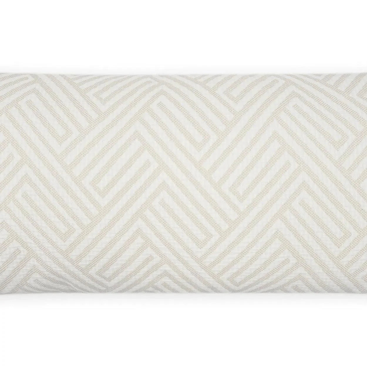 Outdoor Mandros Lumbar Pillow - Ivory Outdoor Pillows LOOMLAN By D.V. Kap