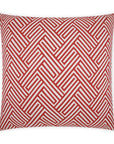 Outdoor Mandros Pillow - Coral Outdoor Pillows LOOMLAN By D.V. Kap