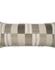 Outdoor Mickey Lumbar Pillow - Taupe Outdoor Pillows LOOMLAN By D.V. Kap