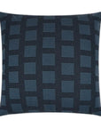 Outdoor Novara Pillow - Indigo Outdoor Pillows LOOMLAN By D.V. Kap