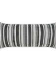 Outdoor Oriana Lumbar Pillow - Grey Outdoor Pillows LOOMLAN By D.V. Kap