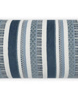 Outdoor Oriana Lumbar Pillow - Indigo Outdoor Pillows LOOMLAN By D.V. Kap