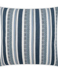 Outdoor Oriana Pillow - Indigo Outdoor Pillows LOOMLAN By D.V. Kap