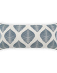 Outdoor Palmero Lumbar Pillow - Blue Outdoor Pillows LOOMLAN By D.V. Kap