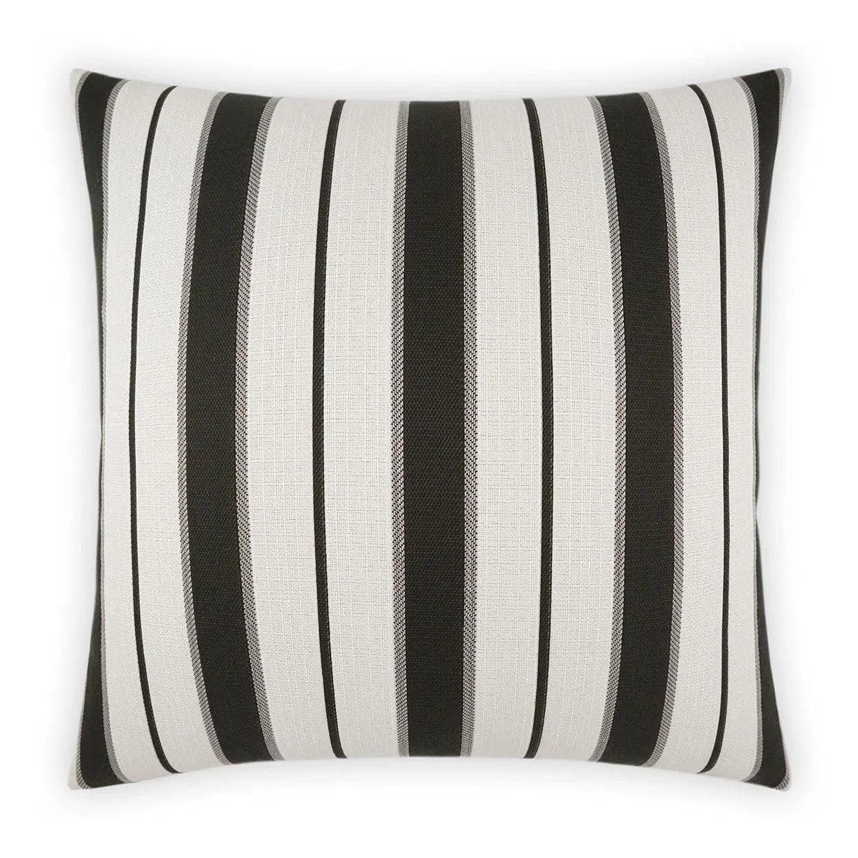 Outdoor Paruani Pillow - Ebony Outdoor Pillows LOOMLAN By D.V. Kap