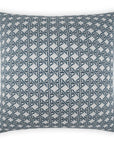 Outdoor Pella Pillow - Blue Outdoor Pillows LOOMLAN By D.V. Kap