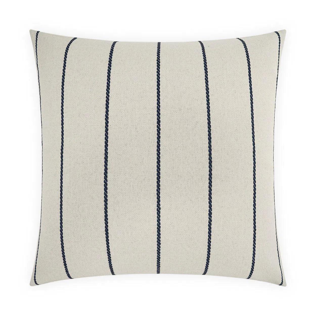 Outdoor Pencil Pillow - Navy Outdoor Pillows LOOMLAN By D.V. Kap